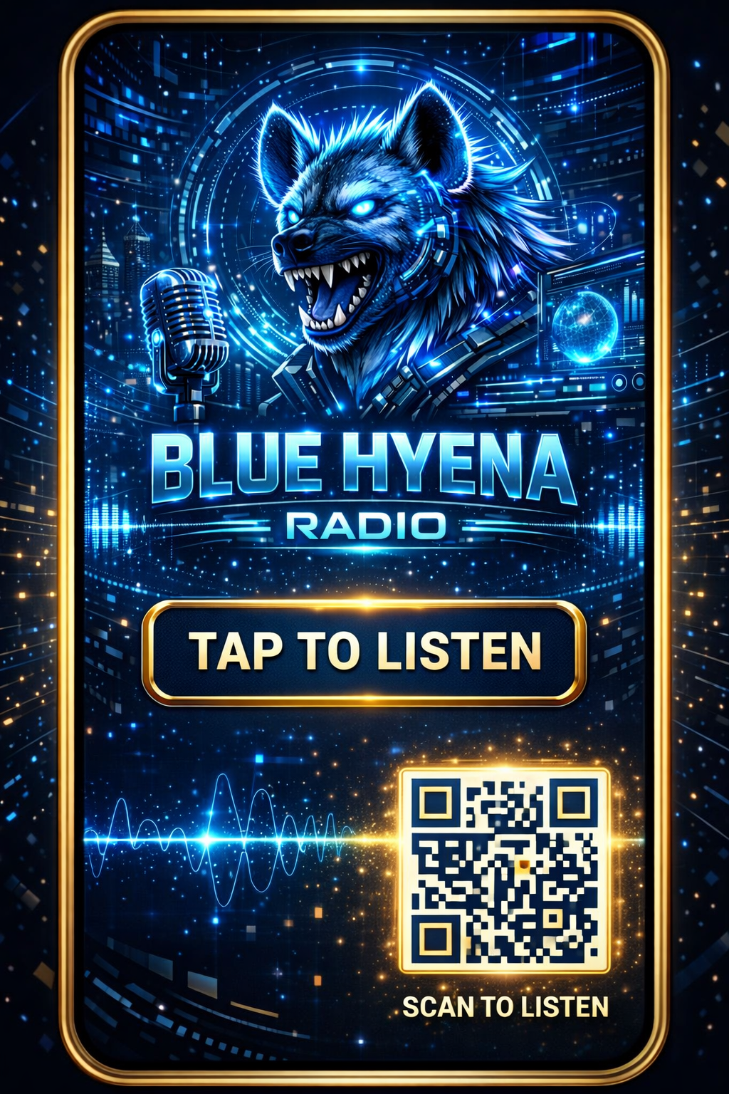Blue Hyena Radio - Tap to Listen
